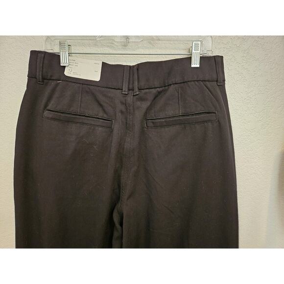 NWT! Urban Outfitters Super Wide Leg High-waist Stretch Pants Black Size 12 - Picture 4 of 10